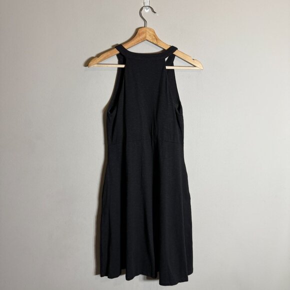 Toad&Co Avalon Activewear Travelers Mini Dress Women's Medium Black Built in Bra - Picture 5 of 14
